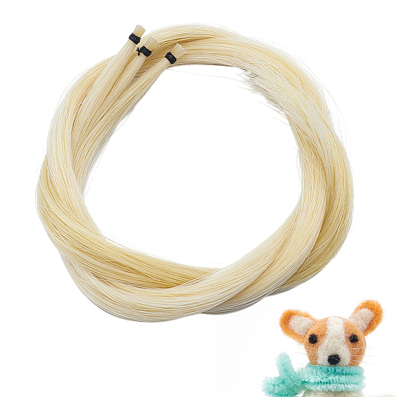 Натуральный конский волос, для скрипичного смычка