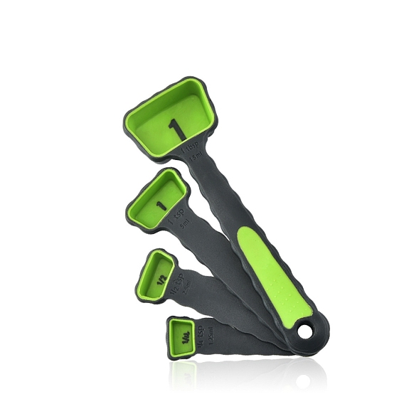 Набор силиконовых мерных ложек, инструмент для выпечки