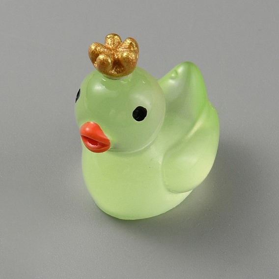 Украшения в виде короны из светящейся смолы, светится в темноте, Микропейзаж мох аквариум ландшафтное украшение