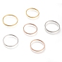 Ion Plating(IP) 304 Stainless Steel Plain Band Rings