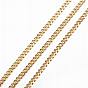Ion Plating(IP) 304 Stainless Steel Chain, Curb Chains, Unwelded, with Spool