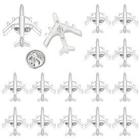 16 шт. броши из сплава в виде самолета для рюкзака