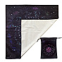 Velvet Fabric, Tarot Desk Fabric, Square with Star & Twelve Constellation Pattern