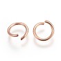 304 Stainless Steel Open Jump Rings, Round