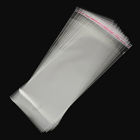 OPP мешки целлофана, прямоугольные, 16.5x12 см, отверстие: 8 мм, односторонняя толщина: 0.035 мм, внутренняя мера: 11x12 см