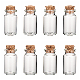 Стеклянные бутылки стеклянные фляги, с пробкой, бутылка желаний, шарик контейнеры