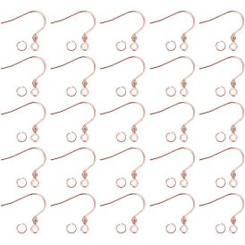 200 шт. 304 крючки для серег из нержавеющей стали, с горизонтальными петлями и соединительными кольцами 200шт.