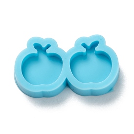 DIY Pendant Silicone Molds, for Earring Makings, Resin Casting Molds, For UV Resin, Apple