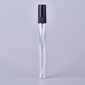 Mini Refillable Glass Spray Bottles, with Plastic Fine Mist Sprayer & Dust Cap, for Perfume, Essential Oil