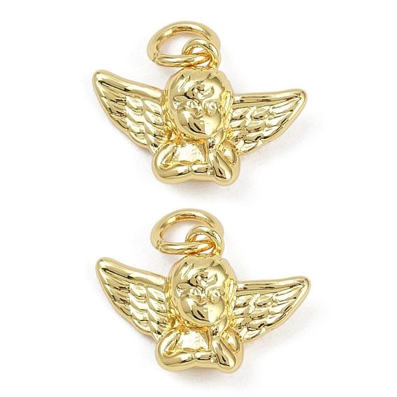 Латунные подвески, без кадмия и без свинца, с целью перехода в кольце, ангельские прелести