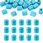 20Pcs Synthetic Turquoise Beads, Column