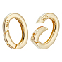 2pcs Sterling Silver Spring Gate Rings, Oval