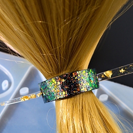Moule en silicone pour bâtons de cheveux, bricolage, moules de résine, pour la résine UV, fabrication artisanale de résine époxy