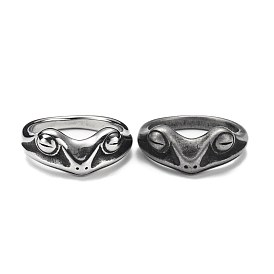 Titanium Steel Frog Finger Rings