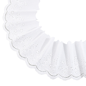 7 Yards Cotton Lace Trim, for Clothes Accessories