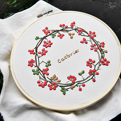 Sarsaparilla handmade DIY flower and plant embroidery material package self-embroidery decorative photo frame picture