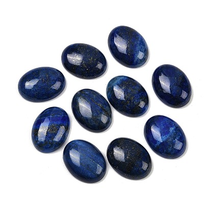 Природный лазурит кабошонов, овальные, окрашенные