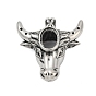 Сеттинги для кулона (кабошонов), латунь , настройки открытой спины, Ox-голова