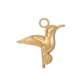 304 подвески из нержавеющей стали, прелести колибри, ионное покрытие (ip)