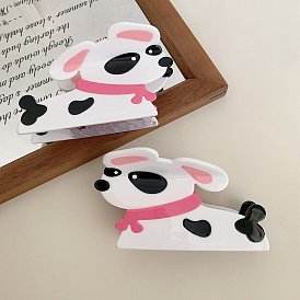 Заколки для волос с когтями из ацетата целлюлозы (смола), собака, аксессуары для волос для женщин и девочек