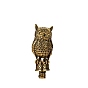 Alloy Handle, for Wax Seal Stamp, Owl