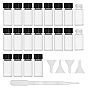 DIY Cosmetics Sample Bottle Kits, with Empty Glass Bottles, Plastic Screw-Top Caps & Funnel Hopper & Dropper