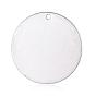 201 Stainless Steel Pendants, Stamping Blank Tag, Flat Round