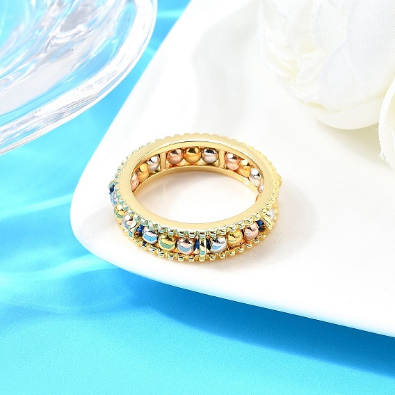 Оригинальный дизайн 925 кольца из стерлингового серебра, с реальным золотым покрытием 18 k, настоящие бусины с платиновым покрытием и розовым золотом