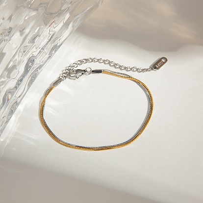 304 женские браслеты-змейки из нержавеющей стали