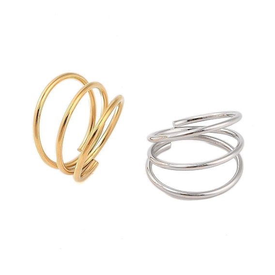 304 многослойная открытая манжета из нержавеющей стали для женщин