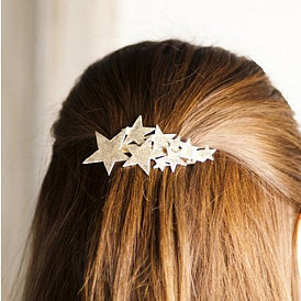 Stylish Five-Pointed Star Hair Clip for Women - Fashionable Accessory
