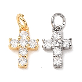 Латунные микро проложить кубического циркония подвески, крест прелести, с целью перехода в кольце, стойки покрытие, долговечный