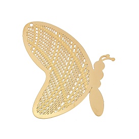 304 подвески из травленого металла из нержавеющей стали, очарование бабочки