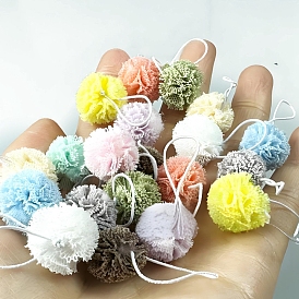 Пластиковый душевой пуф миниатюрные украшения, аксессуары для домашнего кукольного домика с микро-ландшафтом, притворяясь опорными украшениями