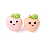 3D Silicone Beads, Focal Beads, Peach