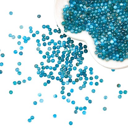 Perles naturelles apatite brins, facette, ronde