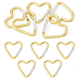 5пружинные кольца из цинкового сплава, сердце