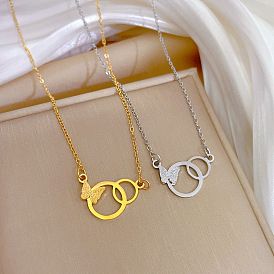 Minimalist Gold Necklace for Women, Butterfly Pendant, Elegant and Unique.