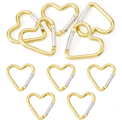 5пружинные кольца из цинкового сплава, сердце