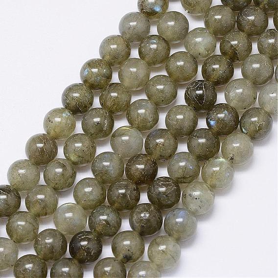 Natural Labradorite Beads Strands, Round