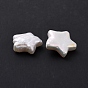 Natural Keshi Pearl Beads, Cultured Freshwater Pearl, No Hole/Undrilled, Star