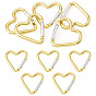 5пружинные кольца из цинкового сплава, сердце