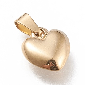 201 Stainless Steel Pendants, Heart, for Valentine's Day