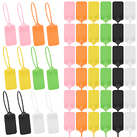 120шт. 6 цвета пластиковые противоугонные пряжки, защитные метки, прямоугольные