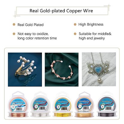 BENECREAT Copper Wire for Jewelry Making
