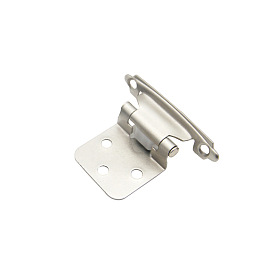 Stainless Steel Overlay Cabinet Hinges, Self Closing Hinges, for Wardrobe Door and Table Accessories