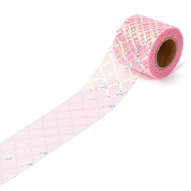 Polyester Tulle Roll Ribbon, with Gleaming Sequin, for Wedding decor, Party Banquet Decor, DIY Craft