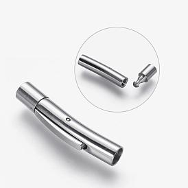 304 Stainless Steel Bayonet Clasps, Tube