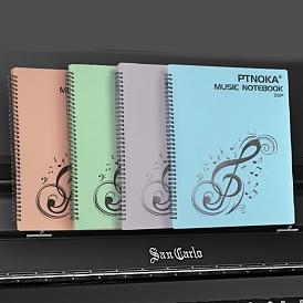 10 Sheets Macaron Color Plastic Piano Sheet Folder, Binder Music Holder, Music Score Organizer, Rectangle
