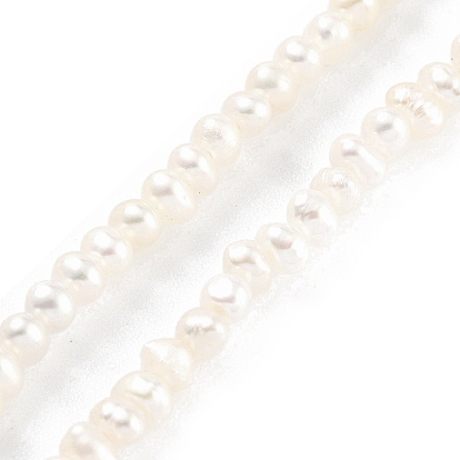 Natural Cultured Freshwater Pearl Beads Strands, Potato